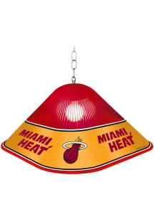 Miami Heat Square Acrylic Gloss Red Billiard Lamp