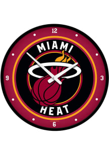 Miami Heat Modern Disc Wall Clock
