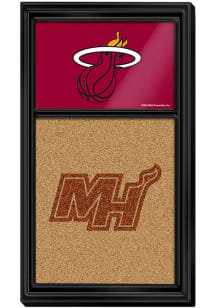 The Fan-Brand Miami Heat Cork Board Sign