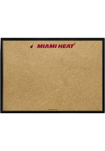 The Fan-Brand Miami Heat Framed Corkboard Sign