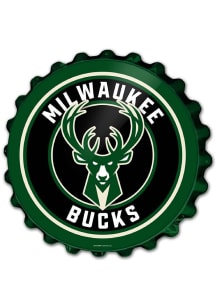 The Fan-Brand Milwaukee Bucks Bottle Cap Sign
