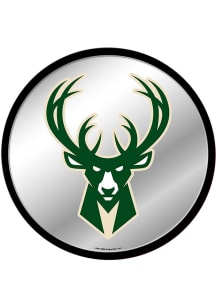 The Fan-Brand Milwaukee Bucks Mirrored Modern Disc Sign