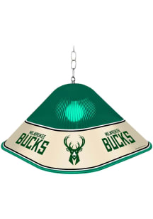 Milwaukee Bucks Square Acrylic Gloss Green Billiard Lamp