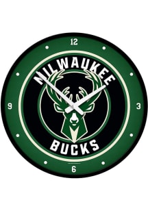 Milwaukee Bucks Modern Disc Wall Clock