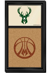 The Fan-Brand Milwaukee Bucks Cork Board Sign