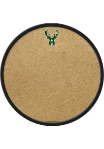 The Fan-Brand Milwaukee Bucks Modern Disc Corkboard Sign