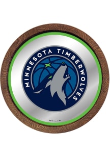The Fan-Brand Minnesota Timberwolves Mirrored Faux Barrel Top Sign