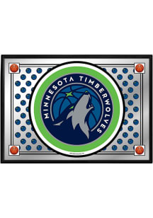 The Fan-Brand Minnesota Timberwolves Framed Mirror Wall Sign