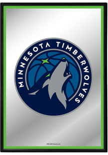 The Fan-Brand Minnesota Timberwolves Framed Mirror Wall Sign
