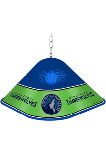 Minnesota Timberwolves Square Acrylic Gloss Navy Blue Billiard Lamp