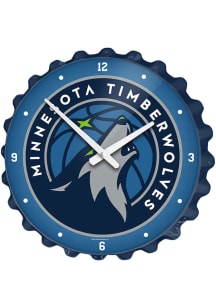 Minnesota Timberwolves Bottle Cap Wall Clock
