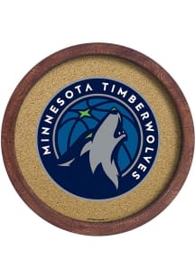 The Fan-Brand Minnesota Timberwolves Barrel Framed Cork Board Sign