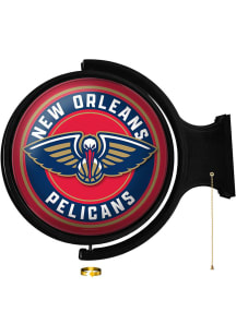 The Fan-Brand New Orleans Pelicans Round Rotating Lighted Sign