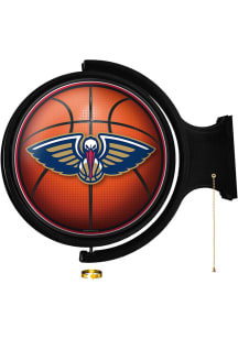 The Fan-Brand New Orleans Pelicans Round Rotating Lighted Sign