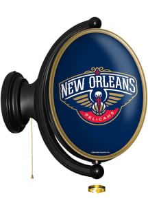 The Fan-Brand New Orleans Pelicans Original Oval Rotating Lighted Sign