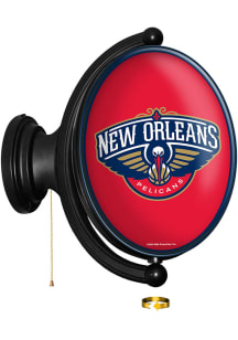 The Fan-Brand New Orleans Pelicans Original Oval Rotating Lighted Sign