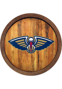 The Fan-Brand New Orleans Pelicans Faux Barrel Top Sign