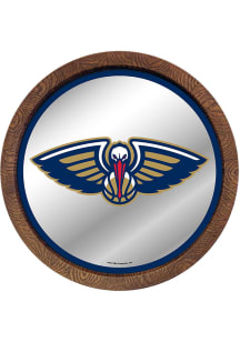 The Fan-Brand New Orleans Pelicans Mirrored Faux Barrel Top Sign
