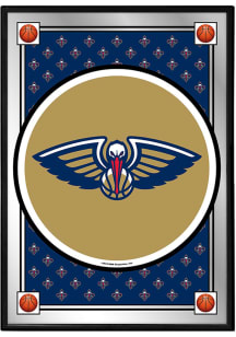 The Fan-Brand New Orleans Pelicans Framed Mirror Wall Sign