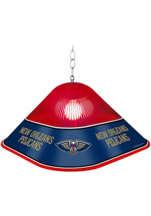 New Orleans Pelicans Square Acrylic Gloss Blue Billiard Lamp
