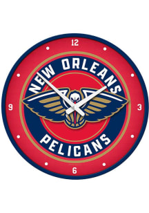 New Orleans Pelicans Modern Disc Wall Clock