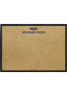 The Fan-Brand New Orleans Pelicans Framed Corkboard Sign