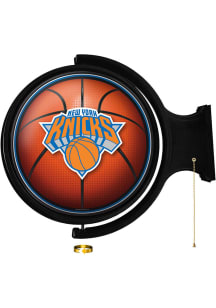 The Fan-Brand New York Knicks Round Rotating Lighted Sign