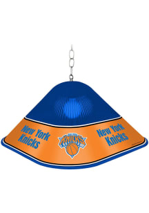 New York Knicks Square Acrylic Gloss Blue Billiard Lamp