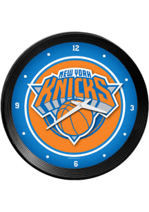 New York Knicks Ribbed Frame Wall Clock