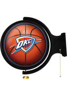 The Fan-Brand Oklahoma City Thunder Round Rotating Lighted Sign