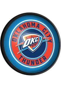 The Fan-Brand Oklahoma City Thunder Round Slimline Lighted Sign