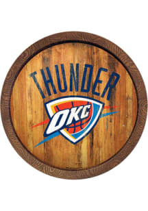 The Fan-Brand Oklahoma City Thunder Faux Barrel Top Sign