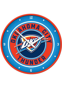 Oklahoma City Thunder Modern Disc Wall Clock
