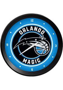 Orlando Magic Ribbed Frame Wall Clock