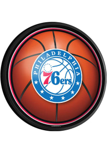 The Fan-Brand Philadelphia 76ers Round Slimline Lighted Sign