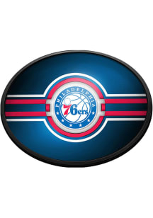 The Fan-Brand Philadelphia 76ers Oval Slimline Lighted Sign
