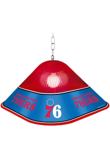 Philadelphia 76ers Square Acrylic Gloss Red Billiard Lamp