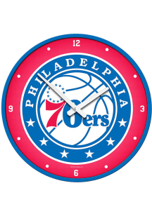 Philadelphia 76ers Modern Disc Wall Clock
