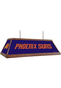Phoenix Suns Premium Wood Frame Purple Billiard Lamp