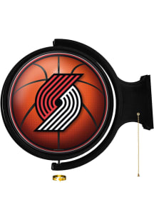 The Fan-Brand Portland Trail Blazers Round Rotating Lighted Sign
