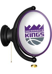 The Fan-Brand Sacramento Kings Original Oval Rotating Lighted Sign