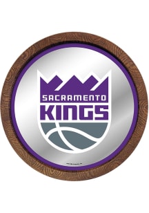 The Fan-Brand Sacramento Kings Mirrored Faux Barrel Top Sign