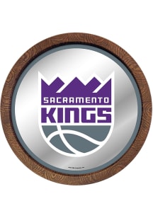 The Fan-Brand Sacramento Kings Mirrored Faux Barrel Top Sign