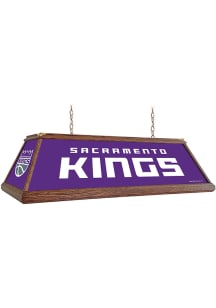 Sacramento Kings Premium Wood Frame Purple Billiard Lamp