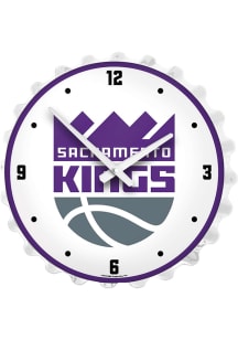 Sacramento Kings Lighted Bottle Cap Wall Clock