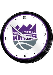 Sacramento Kings Retro Lighted Wall Clock