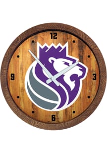 Sacramento Kings Faux Barrel Top Wall Clock
