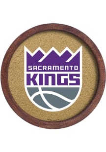 The Fan-Brand Sacramento Kings Barrel Framed Cork Board Sign
