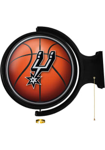 The Fan-Brand San Antonio Spurs Round Rotating Lighted Sign
