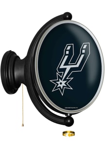 The Fan-Brand San Antonio Spurs Original Oval Rotating Lighted Sign